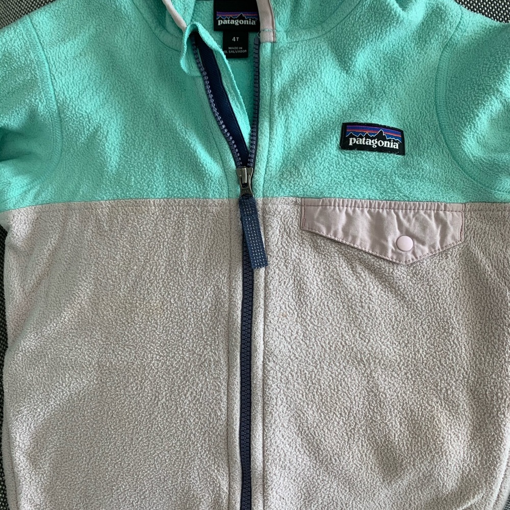 Patagonia toddler fleece jacket size 4